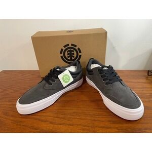 Mens 7‎ Skate Street Sneakers NEW Element Topaz C3 2.0 Charcoal Grey Suede Eco